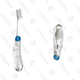 Unlike many travel toothbrushes, this Radius Travel Toothbrush folds up, so you won’t need to buy a case. Plus, the bristles are soft and gentle, so it won’t cause you any unnecessary tooth pain.